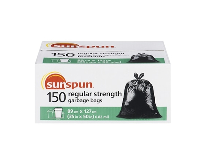 Large Regular Strength Garbage Bags - 150.0 EA