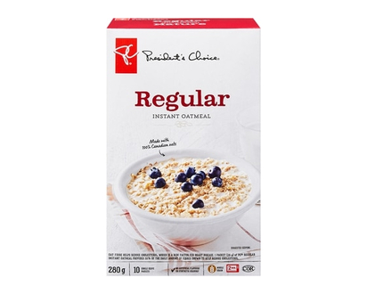 President's Choice Regular Instant Oatmeal - 280.0 G