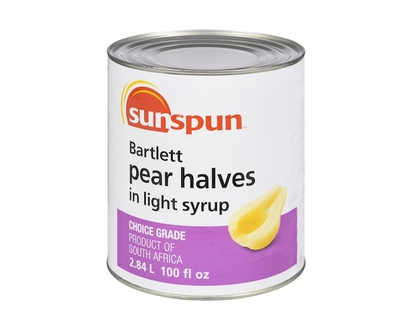 Bartlett Pear Halves in Light Syrup - 2.84 L