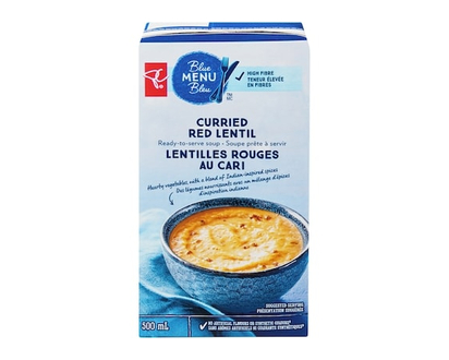 PC Blue Menu Curried Red Lentil Ready-to-Serve Soup - 500.0 ML