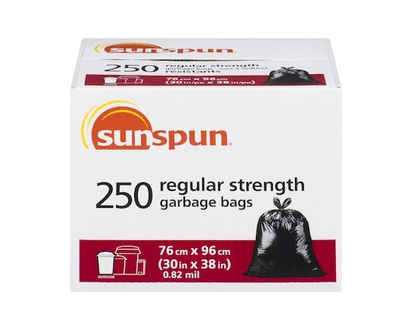 Regular Strength Outdoor Garbage Bags - 250.0 EA