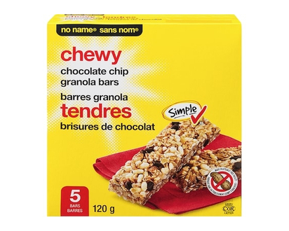 No Name Chewy Chocolate Chip Granola Bars - 120.0 G