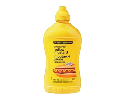 No Name Prepared Yellow Mustard - 550.0 ML