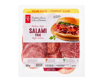 President's Choice Italian-Style Salami Trio, Club Pack - 250.0 G