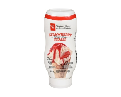 President's Choice Strawberry Syrup - 428.0 ML
