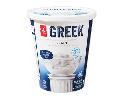 President's Choice Plain Greek Yogurt 0% - 750.0 G