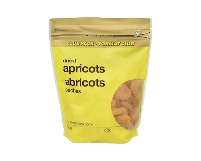 No Name Dried Apricots Club Size - 1.0 KG