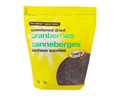 No Name Sweetened Dried Cranberries - 750.0 G