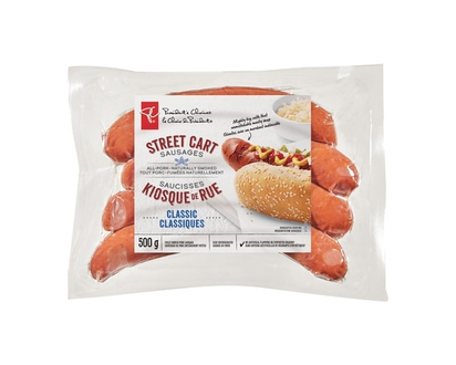 President's Choice Classic Street Cart Sausages™ - 500.0 G