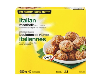 No Name Italian Meatballs - 680.0 G