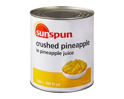 Ananas broyés dans du jus d’ananas - 2.84 L