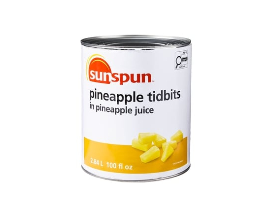 Pineapple Tidbits in Pineapple Juice - 2.84 L