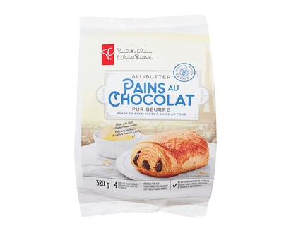 President's Choice Ready To Bake All Butter Pains Au Chocolat - 320.0 G