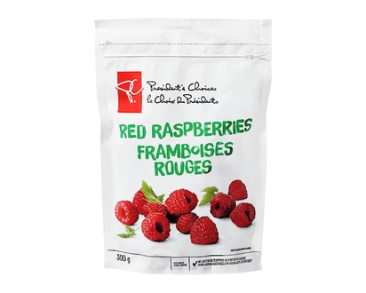 President's Choice Frozen Red Raspberries - 300.0 G