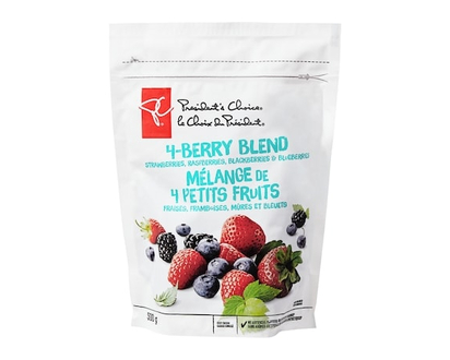 President's Choice Frozen 4-Berry Blend - 500.0 G