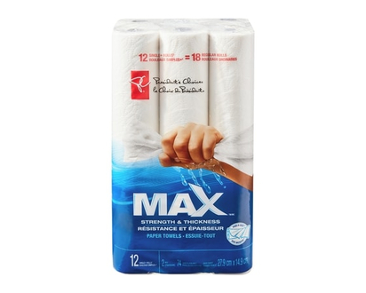 President's Choice Max Strength and Thickness Paper Towels - 74.0 EA