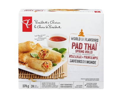 President's Choice World of Flavours Pad Thai Spring Rolls - 574.0 G