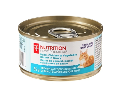 President's Choice Nutrition First Duck, Chicken, and Vegetable Dinner in Gravy Premium Cat Food - 85.0 G