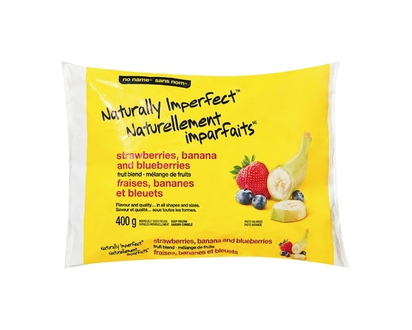 No Name Naturally Imperfect Strawberries, Banana, and Blueberries Fruit Blend - 400.0 G