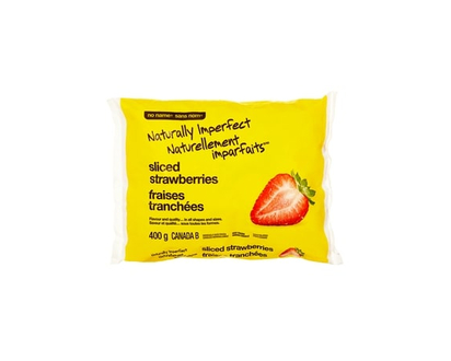 No Name Naturally Imperfect Sliced Strawberries - 400.0 G