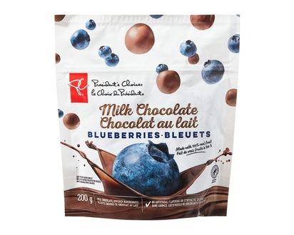 President's Choice Milk Chocolate Covered Blueberries - 200.0 G