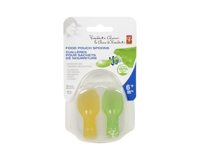 President's Choice Food Pouch Spoons, 6+ Months - 2.0 EA