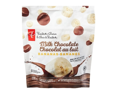 President's Choice Milk Chocolate Covered Bananas - 200.0 G