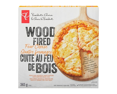 President's Choice Wood Fired Four Cheese Pizza - 366.0 G