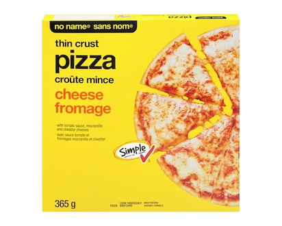 No Name Thin Crust Pizza, Cheese - 369.0 G