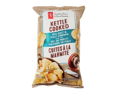 le Choix du Président Croustilles cuites à la marmite, sel de mer et vinaigre de malt - 200.0 G
