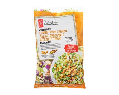 le Choix du Président Kit de salade hachée Croquante citron et tahini - 0.285 KG
