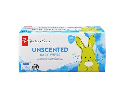President's Choice Unscented Baby Wipes - 600.0 EA
