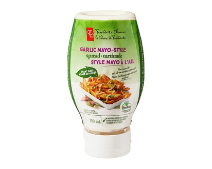 President's Choice Plant Based Garlic Mayo Style Spread - 300.0 ML