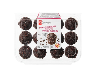 President's Choice Double Chocolate Mini Muffins - 336.0 G