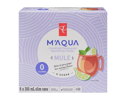 President's Choice M'AQUA Mule Cocktail Flavoured Sparkling Water - 355.0 ML