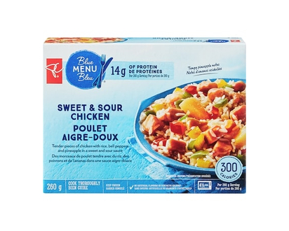 PC Blue Menu Sweet and Sour Chicken - 260.0 G