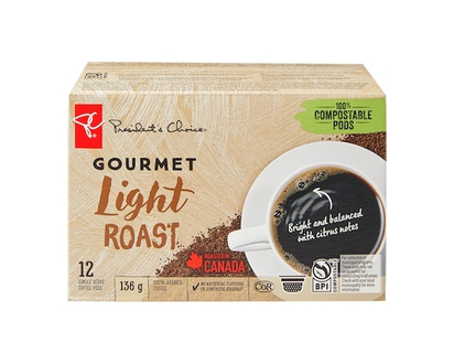 le Choix du Président Cartouches de café gourmet à torréfaction légère - 12.0 EA