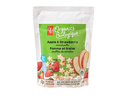 Apple and Strawberry Cereal Puffs - 42.0 G