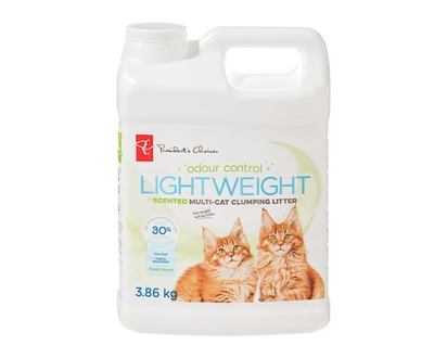 President's Choice Fresh Scented Lightweight Multi-Cat Clumping Litter - 3.86 KG