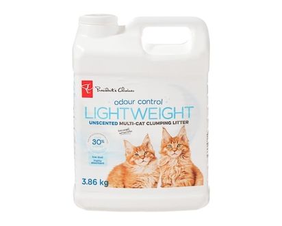 President's Choice Unscented Lightweight Multi-Cat Clumping Litter - 3.86 KG