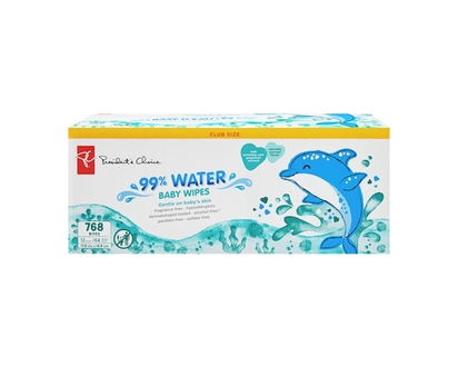 President's Choice 99% Water Baby Wipes 768 Wipes Club Size - 768.0 EA