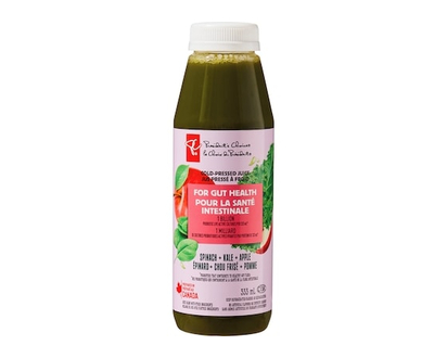 le Choix du Président Jus pressé à froid avec probiotiques - épinard, chou frisé, pomme - 333.0 ML