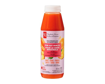 le Choix du Président Jus pressé à froid avec probiotiques - carotte, orange et ananas - 333.0 ML