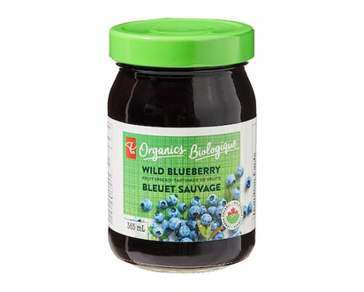 PC Organics Wild Blueberry Fruit Spread - 365.0 ML