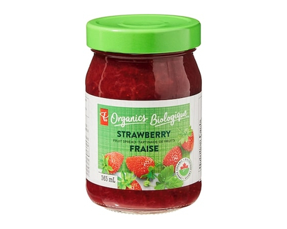 PC Organics Strawberry Fruit Spread - 365.0 ML