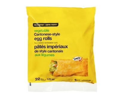 No Name Vegetable Cantonese-Style Egg Rolls - 1.25 KG