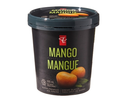 PC Collection noire Crème glacée à la mangue très haut de gamme - 500.0 ML