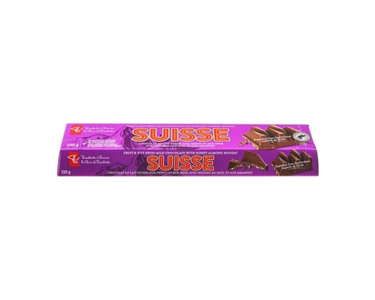President's Choice Suisse Swiss Fruit & Nut Milk Chocolate with Honey Almond Nougat - 100.0 G