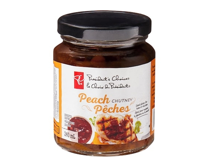 le Choix du Président Chutney aux pêches - 240.0 ML