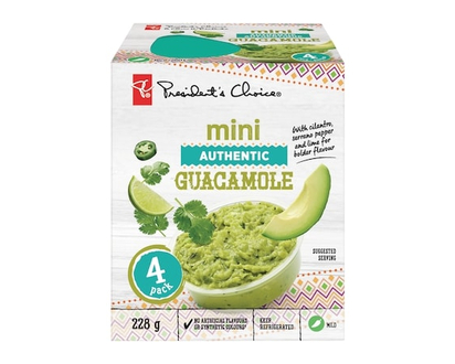 President's Choice Mini Authentic Guacamole - 228.0 G